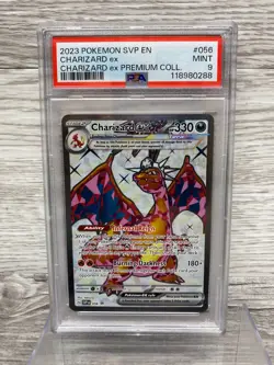 Pokemon 2023 Charizard EX Premium Collection Holo Card #56 PSA 9 - Image 1