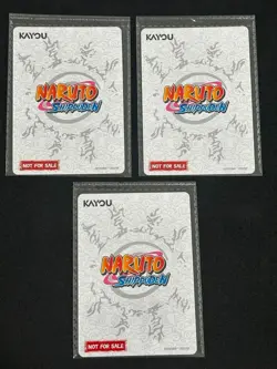 Naruto Kayou PR English Promo Card NRIE-PR-002 Factory Sealed 3 Card - Image 2