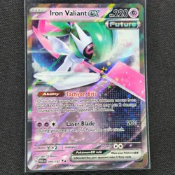 Iron Valiant ex - 089/182 - Double Rare - Paradox Rift - Pokemon Card - NM/M - Image 1