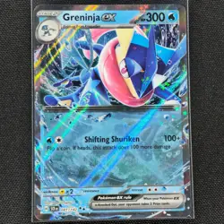 Greninja ex - 041/142 - Double Rare - Stellar Crown - Pokemon Card - NM/M - Image 1