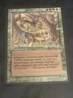 Hidden Path The Dark Mtg Magic The Gathering Card Lp - Image 1