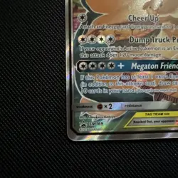 Pokemon Eevee & Snorlax GX Team Up TCG SM169 Holo Black Star Promo - Image 5