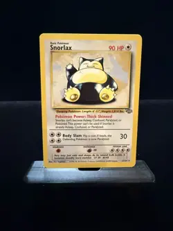 Wizards Pokemon TCG Jungle Snorlax 27/64 Regular Unlimited Rare English 1999 - Image 1