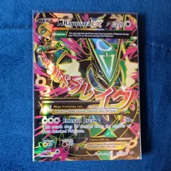 Pokemon TCG M Rayquaza EX 105/108 XY Roaring Skies FA Holo UR EN 2015 - Image 1