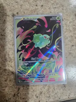 Pokemon Bulbasaur IR Mega Evolution 133/132 In Hand English - NM- Pack Fresh - Image 1