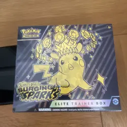 Pokemon Scarlet & Violet Surging Sparks Elite Trainer Box ETB Factory Sealed New - Image 1