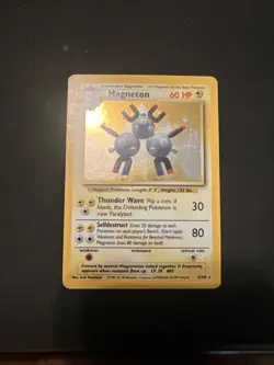 Pokemon TCG Magneton Base Set 9/102 Holo 1999-2000 Wizards Base Set Copyright... - Image 1