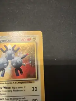Pokemon TCG Magneton Base Set 9/102 Holo 1999-2000 Wizards Base Set Copyright... - Image 2