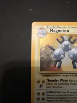Pokemon TCG Magneton Base Set 9/102 Holo 1999-2000 Wizards Base Set Copyright... - Image 5