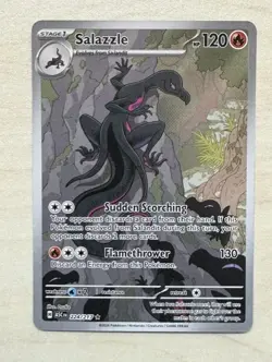 Pokemon TCG Salazzle 224/217 Ascended Heroes Illustration Rare NM - Image 1