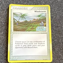 The Pokemon Company Windstorm Pokemon TCG EX Crystal Guardians 85/100 Trainer - Image 1