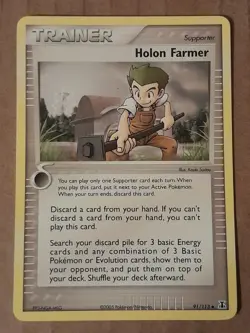 Pokemon Holon Farmer 91/113 Ex Delta Species LP-NM See Pictures - Image 1