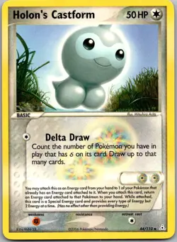 Holon's Castform 44/110 Uncommon Holon Phantoms Pokemon Lightly Played - Image 1