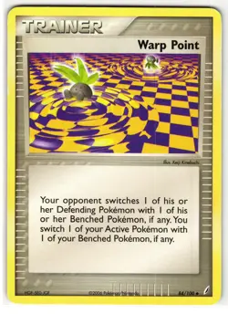 WARP POINT 84/100 CRYSTAL GUARDIANS ENGLISH POKEMON TCG - Image 1
