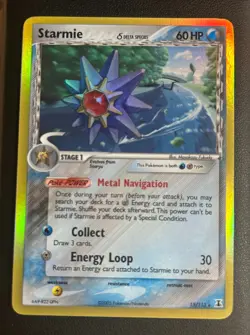 Pokemon Starmie Delta Species 15/113 stage one reverse Holo - Image 1