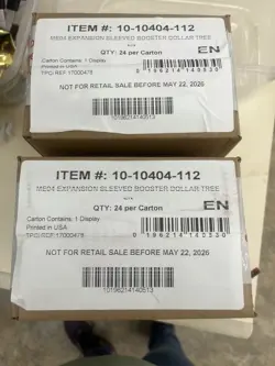 Pokemon TCG ME04 Case 24ct Dollar Tree SEALED in box chaos rising - Image 1