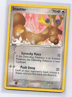 Stantler 32/115 Rare Unseen Forces Pokemon Moderately Played - Image 1