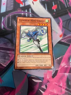 YUGIOH - ELEMENTAL HERO STRATOS - COMMON - RYMP - 1ST ED - LP - Image 1
