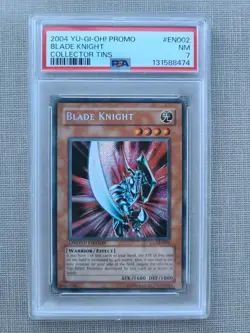 Yu-Gi-Oh! 2004 Collector's Tin Blade Knight CT1-EN002 PSA 7 - Image 1