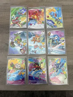 Set of 9 First Partner Illustration Collection Series 1 Promo 30th Anniversary - Image 1