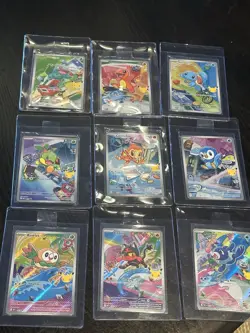 🌟Set of 9 First Partner Illustration Collection Series 1 Promo 30th Anniversary - Image 1