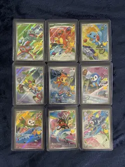 Set of 9 First Partner Illustration Collection Series 1 Promo 30th Anniversary - Image 1