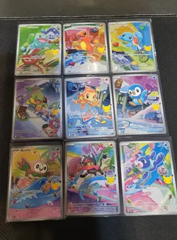 Set of 9 First Partner Illustration Collection Series 1 Promo 30th Anniversary - Image 1