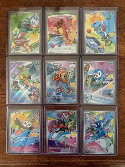 Set of 9 First Partner Illustration Collection Series 1 Promo 30th Anniversary - Image 1