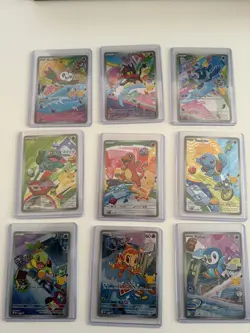 Set of 9 First Partner Illustration Collection Series 1 Promo 30th Anniversary - Image 1