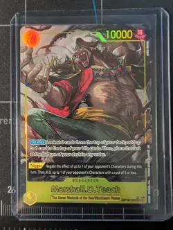 One Piece - Marshall D. Teach - Alt Art - The Time Of Battle - OP16-119 - Bandai - Image 1