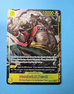 Bandai One Piece CCG Marshall D. Teach OP16-119 Secret Rare SP Special Foil EN - Image 1