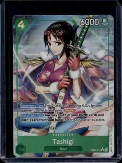 One Piece Heroine’s Edition Extra Booster Tashigi EB03-018 - Alt Art English - Image 1