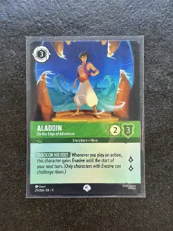 Disney Lorcana Winterspell Aladdin On The Edge Of Adventure Epic 211/204 - Image 1