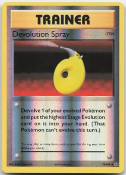 Devolution Spray 76/108 Reverse Holo XY - Evolutions Pokemon Card LP - Image 1