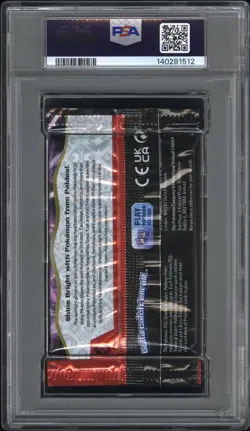 2024 Pokemon Paldean Fates Shiny Ceruldege PSA 9 Mint Foil Booster Pack - Image 2