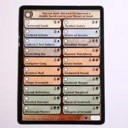 MTG - Token Checklist Card - Innistrad - Magic the Gathering - Image 1
