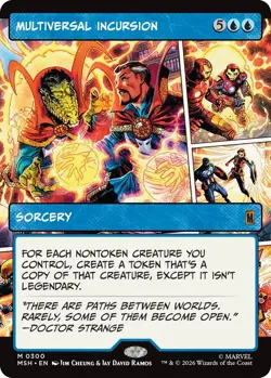 x1 Multiversal Incursion - Borderless M MTG Marvel Super Heroes M/NM, English - Image 1