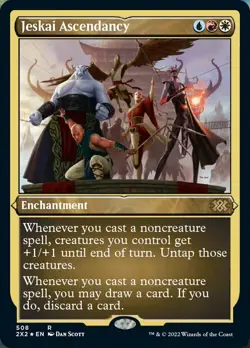 *ETCHED FOIL* Jeskai Ascendancy - Double Masters 2022 (R) - MTG - Image 1