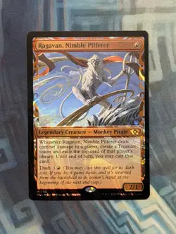 MTG Halo Foil Ragavan, Nimble Pilferer NM- Unplayed MoM: Multiverse Legends - Image 1