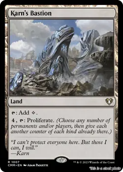 MTG Karn's Bastion [CMM - 1007] LP - Image 1