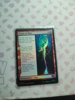 Origin of Thor (Foil) Uncommon MTG Marvel Super Heroes Commander - Image 1
