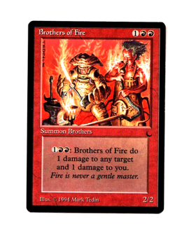 MTG Brothers of Fire NM- The Dark Magic the Gathering ~ Free Shipping ~ - Image 1