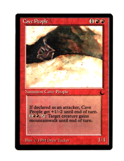 MTG Cave People SP/NM- The Dark Magic the Gathering ~ Free Shipping ~ - Image 1
