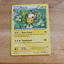 Pokemon TCG Raichu RC9/RC32 Generations Radiant Collection Holo Uncommon 2016 - Image 1