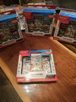 Lot Of 2 Pokemon TCG First Partner Illustration Collection—Series 2 - Image 1