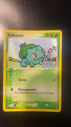 Bulbasaur 45/100 Crystal Guardians Reverse Holo Common 50 HP Basic English - Image 1