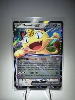 Pokemon TCG Meowth ex 062/088 Perfect Order - Image 1