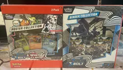 Pokemon Black Bolt and White Flare Binder + Poster Collection Sam's Club Bundle - Image 1