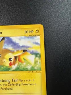 Nintendo Pikachu 124/165 Expedition Base Set 2002 Common Basic 50 HP e-Reader - Image 5