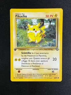 Pokemon Pikachu 60/64 Jungle Prima Edizione Wizards ITA Carte Vintage - Image 1